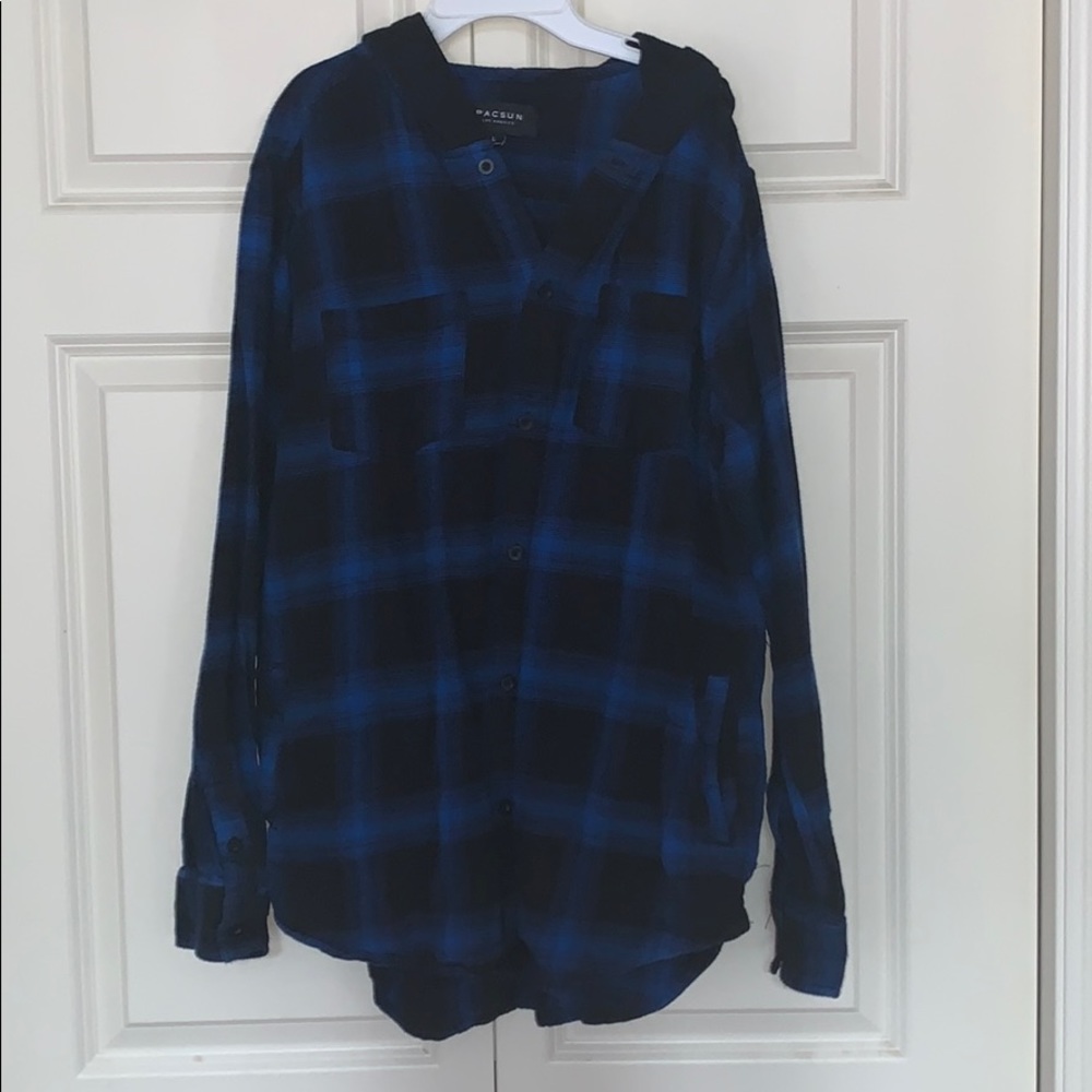 Hooded flannel